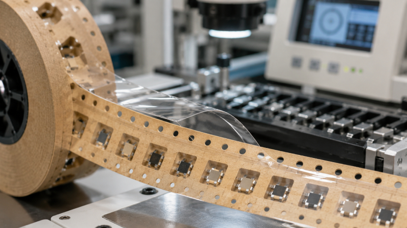 Paper carrier tape quality inspection for pocket accuracy and reliable SMT feeding
