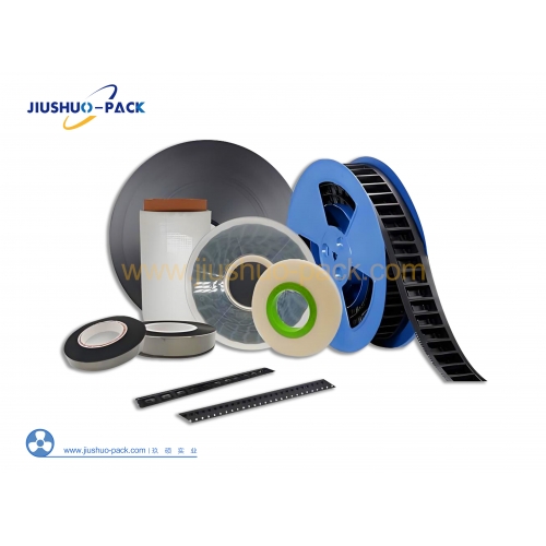 Custom embossed carrier tape designed for non-standard electronic components